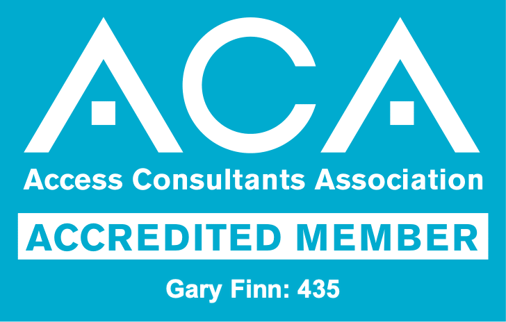 Access Consultants Association Accredited Member badge, Gary Finn, member 435